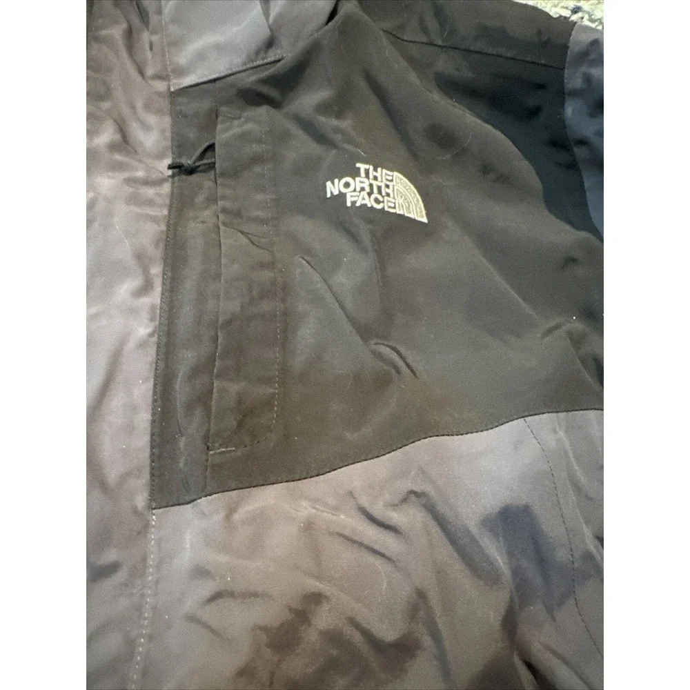 The North Face Hyvent 2-in-1 F13 Mens XXL Black Gray Jacket‎ Coat Missing Hood